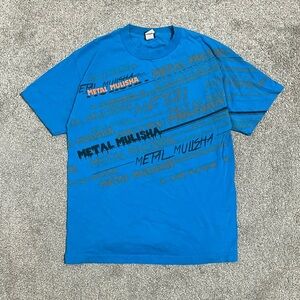 Y2K Metal Mulisha Blue Short Sleeve Shirt